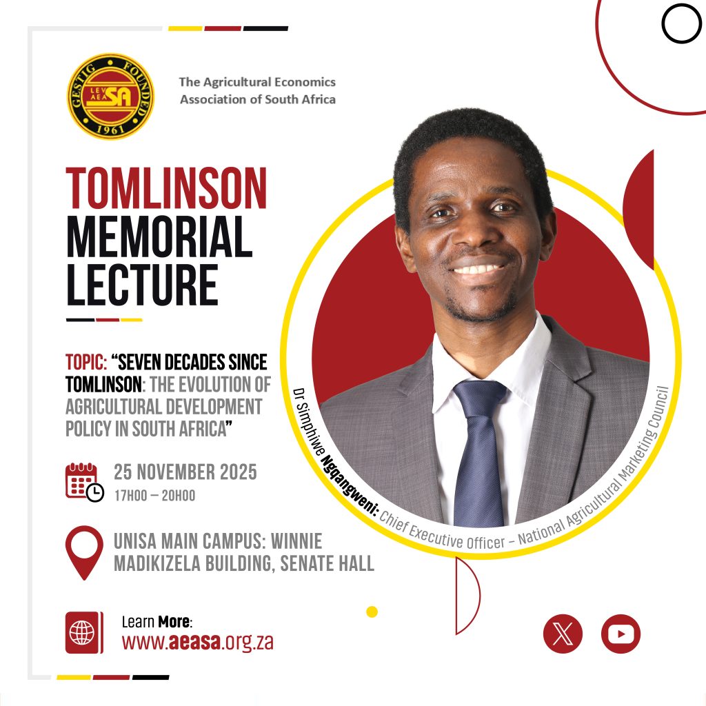 2025 FR Tomlinson Memorial Lecture